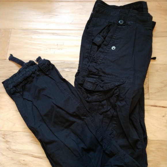 armani exchange black pants